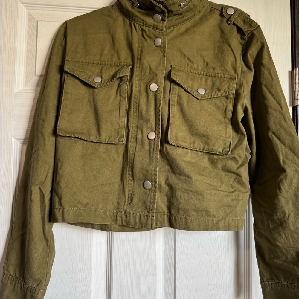 Forever 21 Khaki Utility Jacket